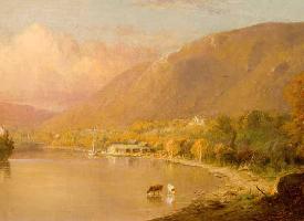 Tyler, William Richardson - Autumn on the Hudson